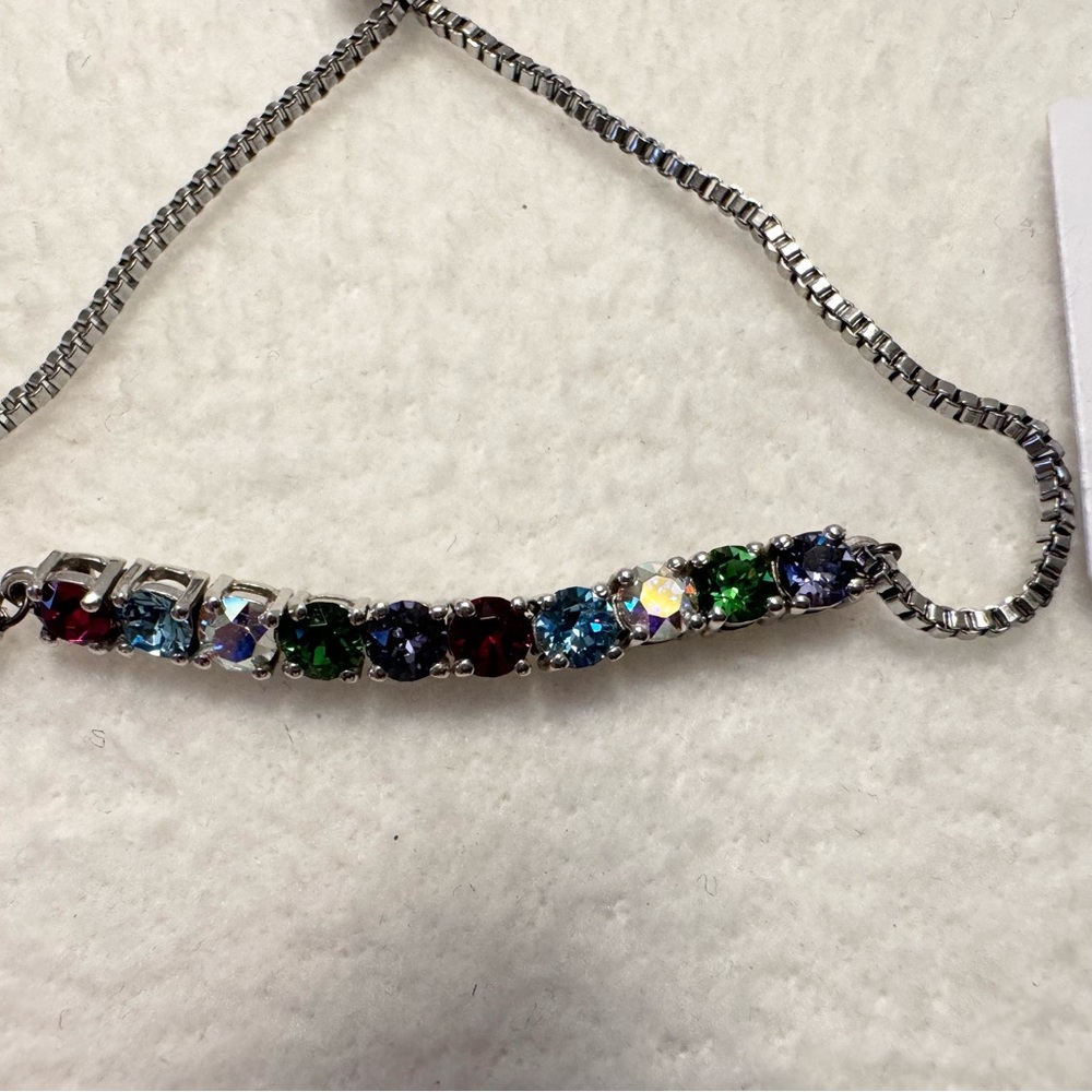 Swarovski Crystal bracelet in stainless steel - Picture 2 of 4